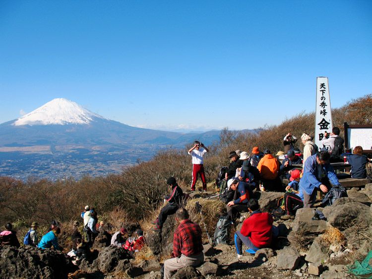 11月下旬の金時山